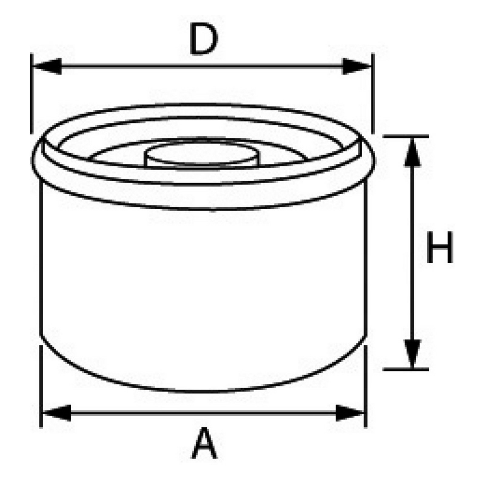 Filtro sfiato olio Volvo 876069-6 - Osculati 1750300