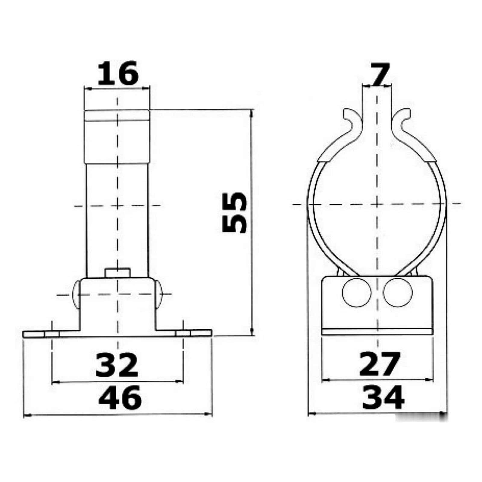 ZHELLY Accessori per la Nautica Clip Tubo Morsetto Tubo Gola Cerchio  Cerchio in Acciaio Inox 316 Corpo Aperto Clip Tubo Accessori Ferramenta for  Tende da Sole Accessori Nautici : : Casa e