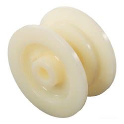 Puleggia di ricambio in nylon per musone