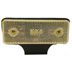 Side position orange LED light 12/24 V