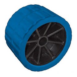 Rullo laterale blu 75 mm Ø foro 15 mm