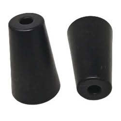 Rullo laterale conico plastica 77,26x126 mm foro 21 mm