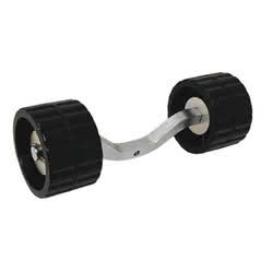 Rullo fisso prof. estruso 20 mm e sagomato 120x75 mm