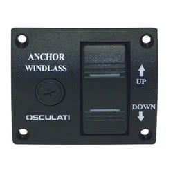 Pannello di comando per verricelli a bascula