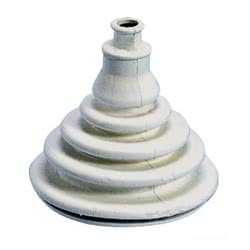 Soffietto passacavi gomma bianca Cuffia - Ricettacolo