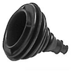 Soffietto passacavi gomma nera Cuffia - Ricettacolo