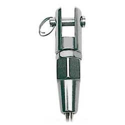 Terminale inox forcella Ø 7 mm