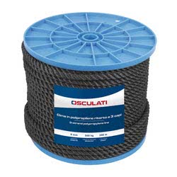 Cima in polipropilene ritorto a 3 capi