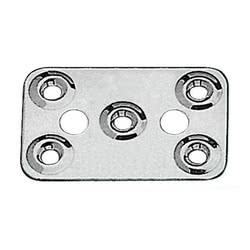 Piastrina fissa cinghie 62x40 mm