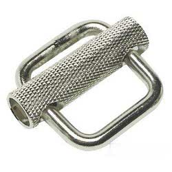 Fibbia con cursore in acciaio inox