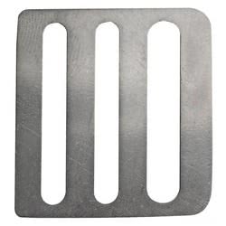 Fibbia inox a 3 passaggi in acciaio inox