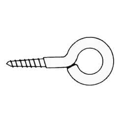 Occhioli inox vite 45 x 4,5 mm (blister 4 pz)