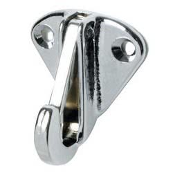 Piastrina ottone con moschettone