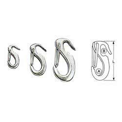 Moschettone per fiocco a ribattere