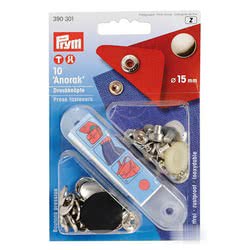 Serie 10 bottoni capote Prym