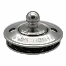 Loxx SS male snap fastener w/knurled ring