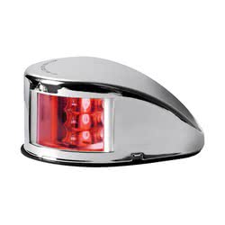 Fanale di via Mouse Deck rosso corpo inox Segnalazione