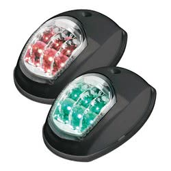 Coppia Luci di Via Evoled in ABS nero (Blister) Segnalazione