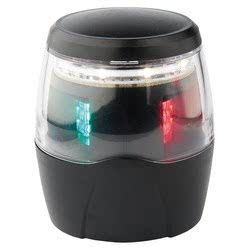 Luce di navigazione tricolore 360° corpo nero