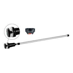 Luce di via bianca 360° su tubo telescopico Segnalazione