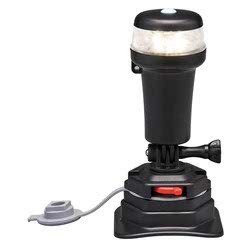 Luce di via bianca 360° base snodo swivel