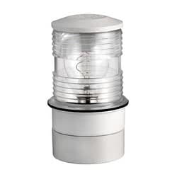 Fanale testa albero bianco/bianco 360° Segnalazione