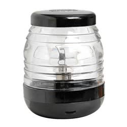 Fanale testa albero bianco/nero 360° 12 V Segnalazione