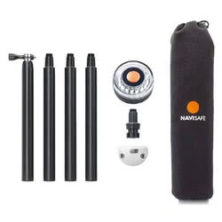 NAVISAFE Kit fissaggio + asta + luce 360&deg;
