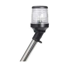 Asta 360° 60 cm in asse fanale nero