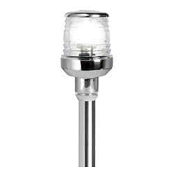 Asta Classic/LED abbattibile, 60 cm. inox