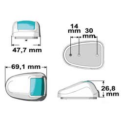 Fanale bianco led 360° Segnalazione