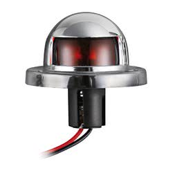 Fanalino ABS cromato rosso 112° Segnalazione