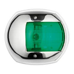 Fanale Maxi 20 inox verde 12 V Segnalazione