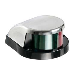 Luce di via rossa/verde di prua calotta inox Segnalazione