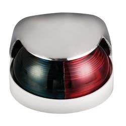 Fanale di coperta inox 225° bicolore Segnalazione