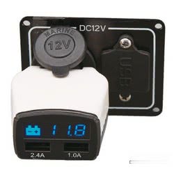 Monitor batteria + presa USB