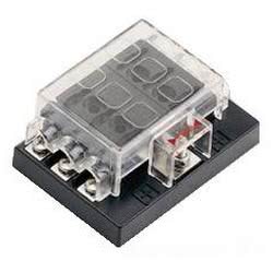 PORTAFUSIBILI 8 FUSE BOX SCATOLA PORTA FUSIBILE AUTO MOTO CAMPER NAUTICA 1  KIT