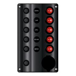 Pannello elettrico Wave 5+presa accendino