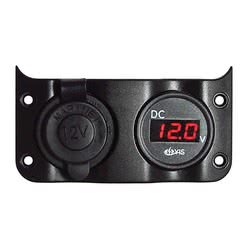 Voltometro 3/30 V + presa corrente