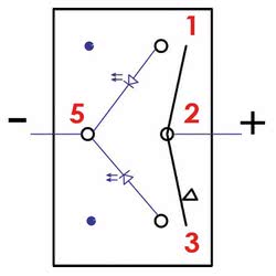 Interruttore Marina R ON-OFF-(ON)