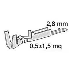 Prodotto: 16207 - CONNETTORI FASTON F ISOLATI MM.6 100PZ - (ACCESSOIRES  NAUTIQUES-ÉQUIPEMENT ÉLECTRIQUE - ACCESSOIRES DE CÂBLES)