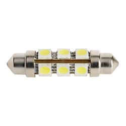 2 Lampadine LED a siluro 44 mm 3000 K