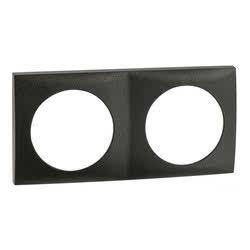 Cornice doppia nero antracite