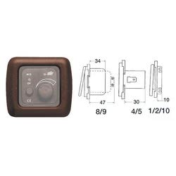 Cornice singola marrone