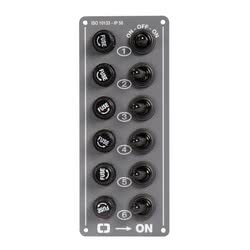Electric control panel 6 switches