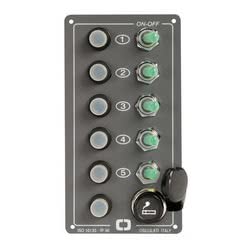Elite control panel 5 switches + lighter plug