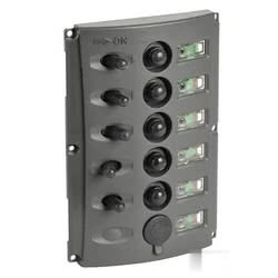 Pannello elettrico fusibili automatici doppio LED