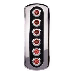 Pannelli in fibra di carbonio retroilluminati per interruttori Flat