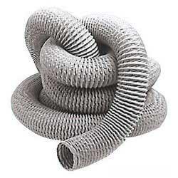 Tubo per aspiratori in fibra di vetro e PVC con armatura metallica