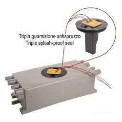 Pozzetto 20 L con sensore elettronico per 2 pompe